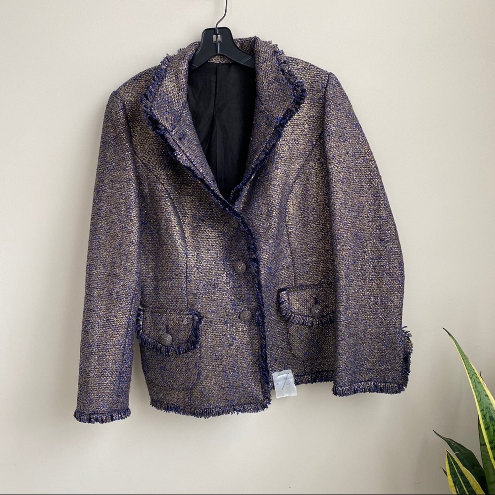 NWT Purple Blazer Jacket - Picture 2 of 9